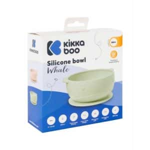 kikka boo bowl de silicona whale