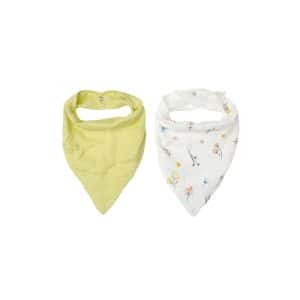 Set de 2 Bandanas Bebé Bambú Beige de Kiokids