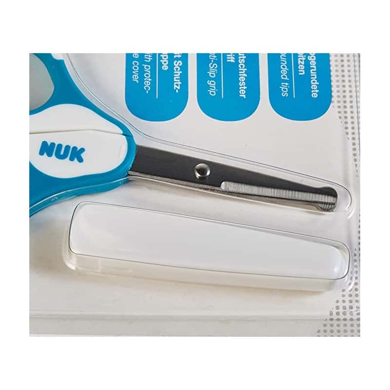 NUK 10256389 – Tijeras para Uñas de bebé, azul, 1 unidad - Imaxe 3