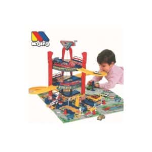 estacionamiento juguetes de garaje de 3 pisos con 2 autos