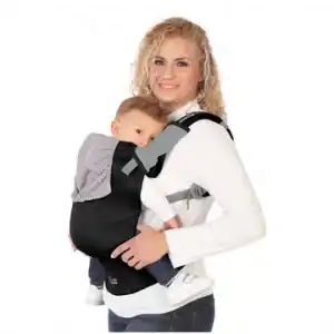 MOCHILA PORTABEBÉS ERGONÓMICA KIOKIDS NEGRO