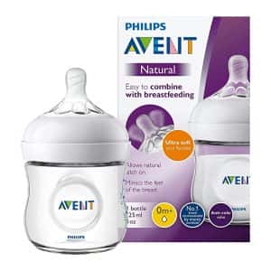 Philips Avent SCF030/17 - Biberón natural de 125 ml, transparente