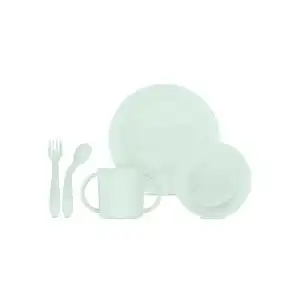 Vajilla infantil redonda meal set mint