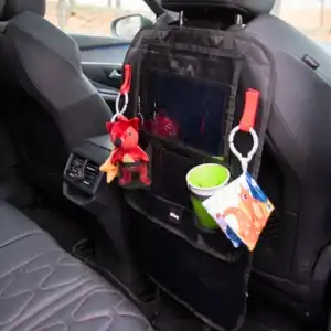 Organizador de asiento de coche con soporte para tableta de Ding