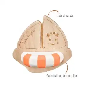 Barco de madera de Sophie la girafe