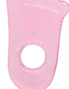 Mordedor frío pie rosa de Kiokids