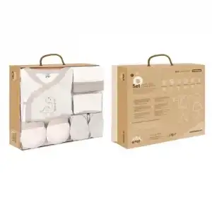 Set Regalo Bebé 5 Piezas, modelo Dino , beige de Interbaby