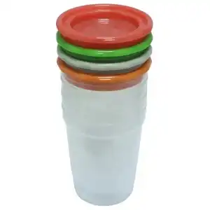 4 TARROS CONSERVACIÓN ALIMENTOS X 200ml - Eco Pack de TIGEX