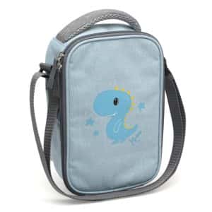 Bolso merienda dino azul de Kiokids