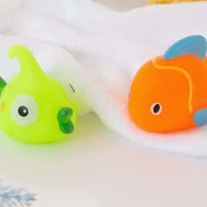 Set de 2 Muñecos de Vinilo Antimoho para el Baño de Kiokids