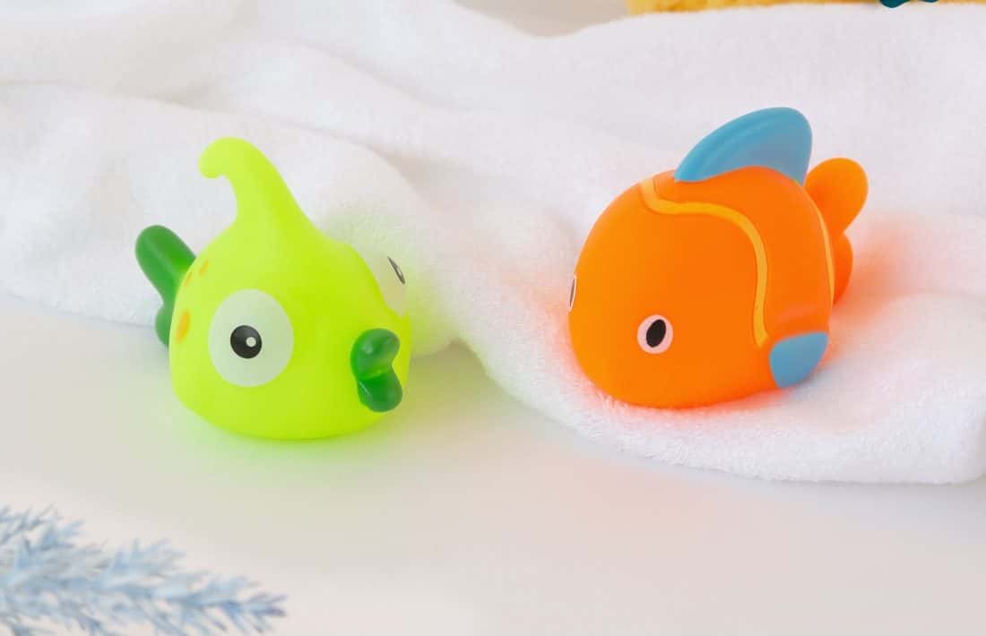 Set de 2 Muñecos de Vinilo Antimoho para el Baño de Kiokids