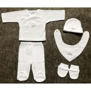 SET DE REGALO 5 PIEZAS GRIS de DUFFI BABY