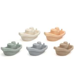 Set de 5 Juguetes para Baño con forma de Barco de Kiokids